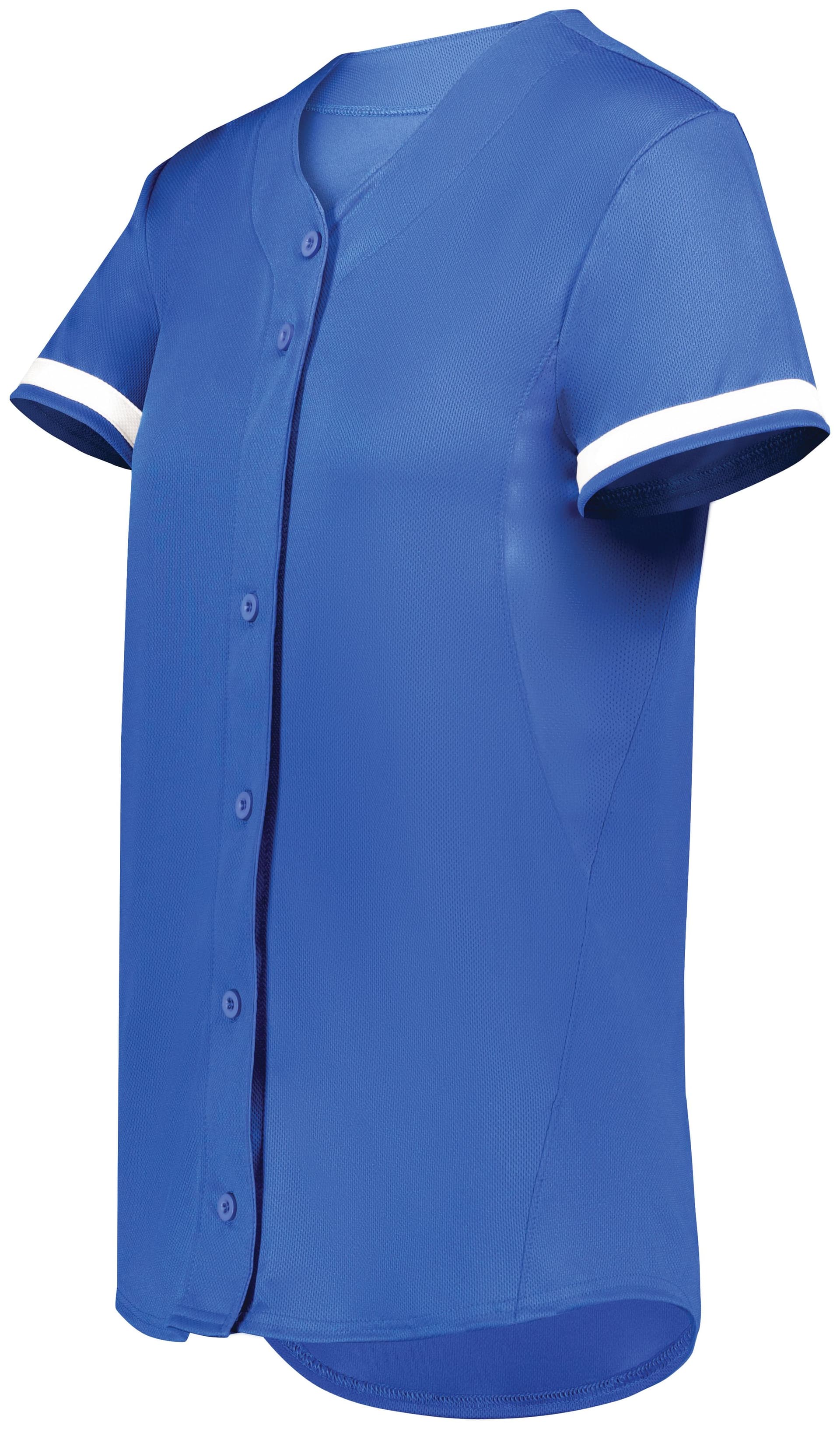 Girls Cutter+ Full Button Softball Jersey