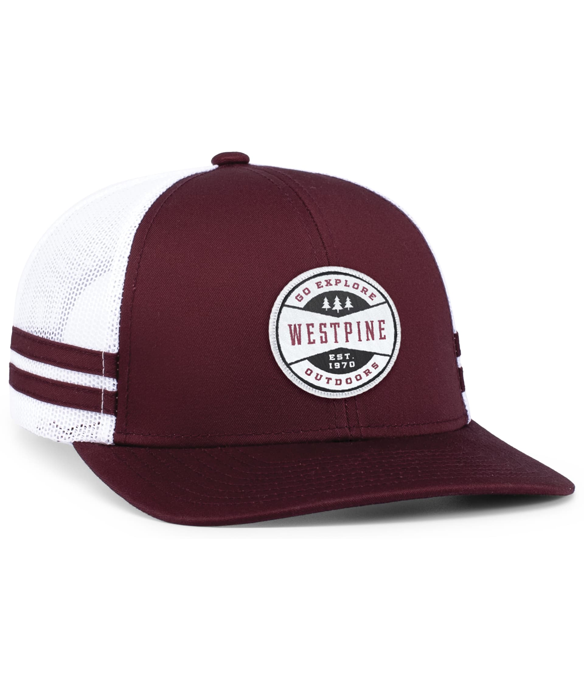 Low-Profile Stripe Trucker Cap — image 1 of 1