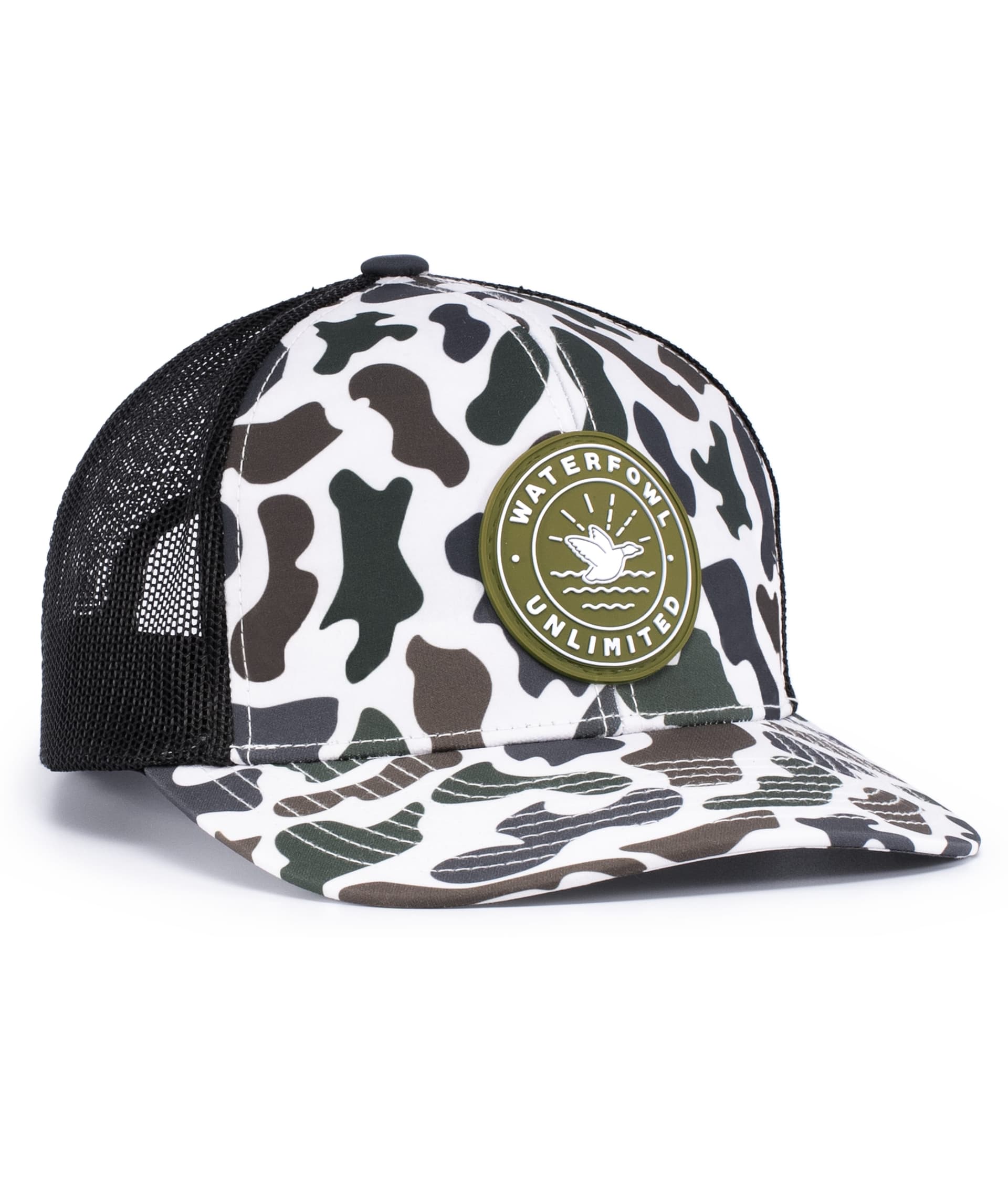 WEEKENDER DUCK CAMO TRUCKER SNAPBACK CAP — image 1 of 1