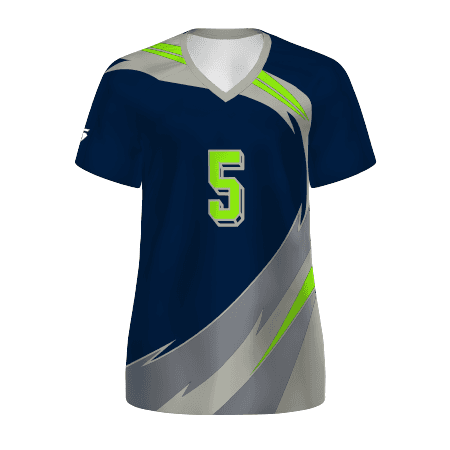Ladies FreeStyle Sublimated Short Sleeve Volleyball Jersey — image 1 of 1