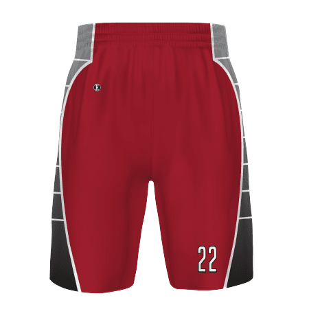 FreeStyle Sublimated 4-Way Stretch 10 Inch Basketball Shorts — image 1 of 1