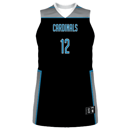 LADIES FREESTYLE SUBLIMATED TURBO BASKETBALL JERSEY — image 1 of 1