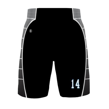 LADIES FREESTYLE SUBLIMATED TURBO 8" BASKETBALL SHORTS — image 1 of 1