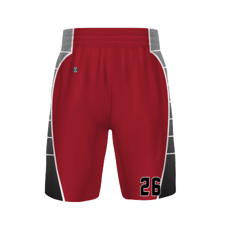 Youth FreeStyle Sublimated 4-Way Stretch 9 Inch Basketball Shorts — image 1 of 1