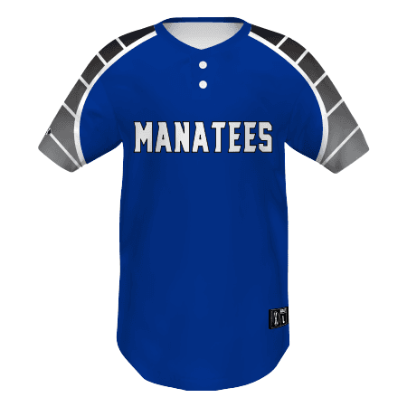 FreeStyle Sublimated Pin-Dot 2-Button Baseball Jersey — image 1 of 1