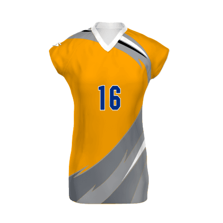 Ladies FreeStyle Sublimated Cap Sleeve Volleyball Jersey — image 1 of 1