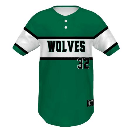Youth FreeStyle Sublimated Pin-Dot 2-Button Baseball Jersey — image 1 of 1