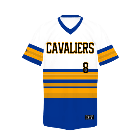 Youth FreeStyle Sublimated Reversible V-Neck Baseball Jersey — image 1 of 1
