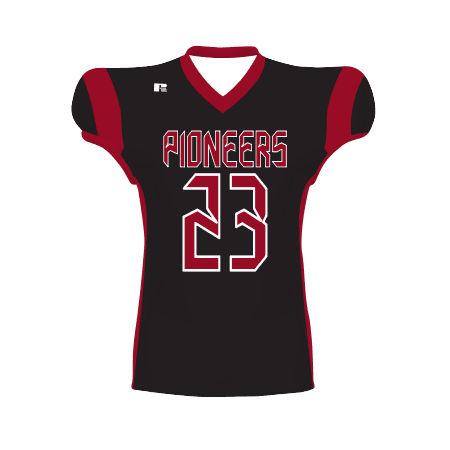 FreeStyle Sublimated Waist Length Football Jersey — image 1 of 1
