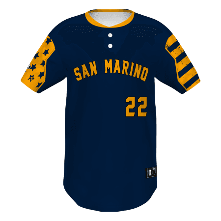 Youth FreeStyle Sublimated Lightweight Two-Button Baseball Jersey — image 1 of 1