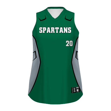 Ladies FreeStyle Sublimated Sleeveless Pin-Dot Softball Jersey — image 1 of 1