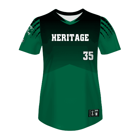 Ladies FreeStyle Sublimated Turbo Lightweight Short Sleeve Softball Jersey — image 1 of 1