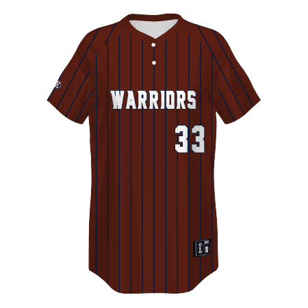Ladies FreeStyle Sublimated Turbo 2-Button Softball Jersey — image 1 of 1