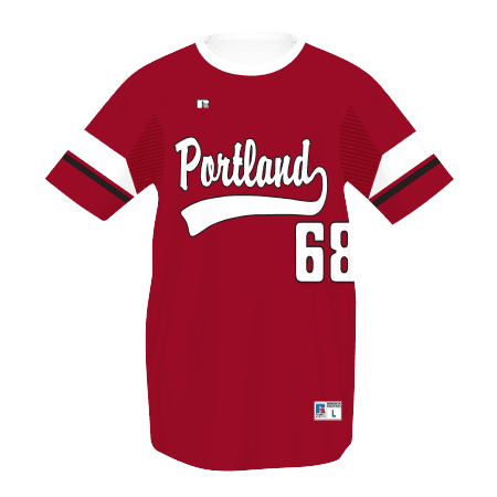 Youth FreeStyle Sublimated Crew Neck Performance Mesh Baseball Jersey — image 1 of 1