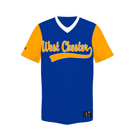 FreeStyle Sublimated Reversible V-Neck Baseball Jersey — image 1 of 1