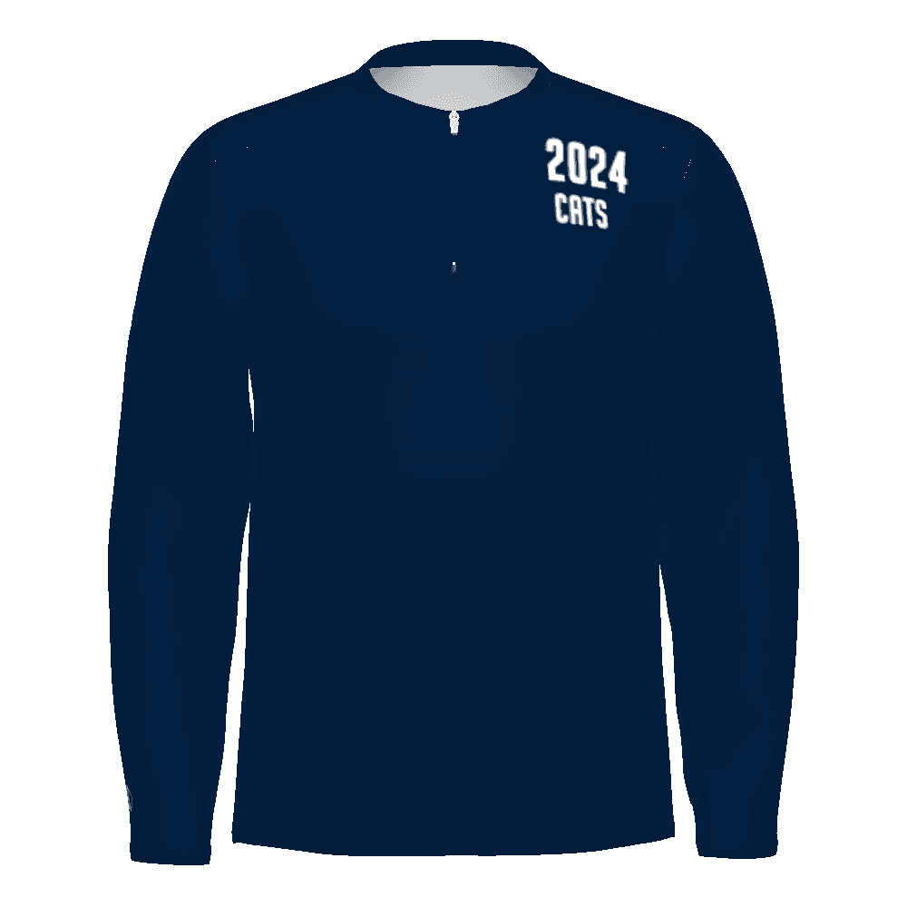 Youth FreeStyle Sublimated Long Sleeve Woven 1/2 Zip — image 1 of 1