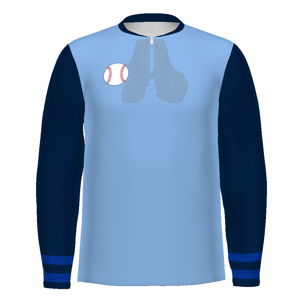FreeStyle Sublimated Long Sleeve Woven 1/2 Zip — image 1 of 1