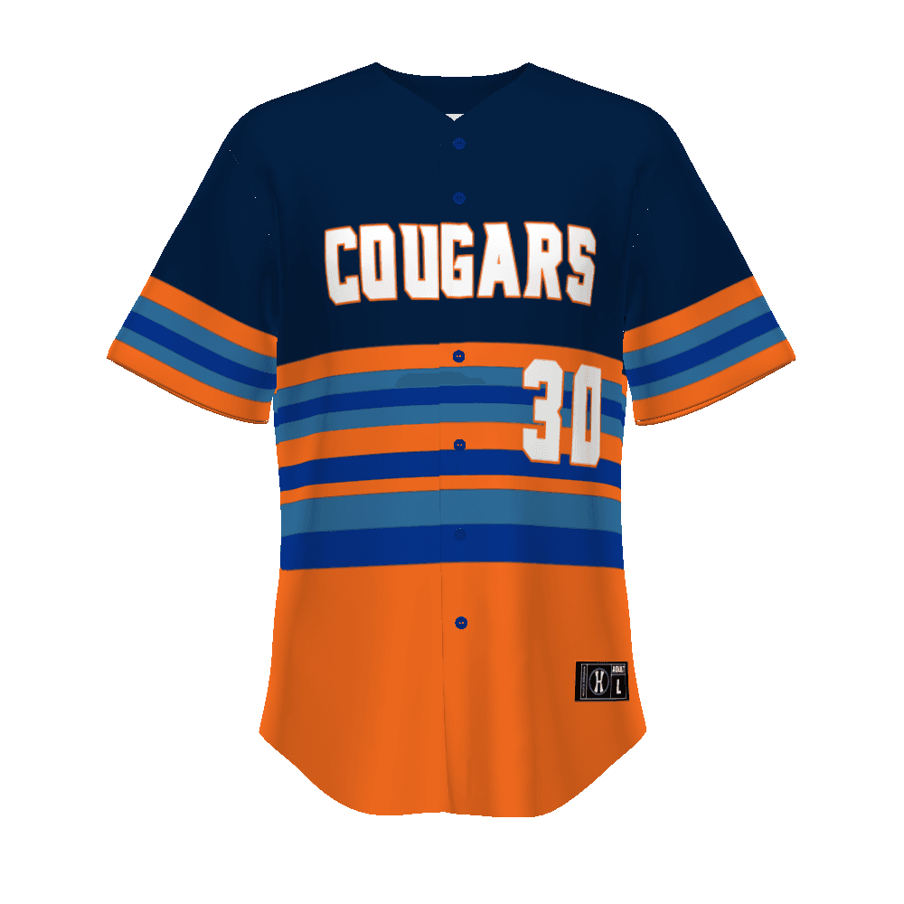 FreeStyle Sublimated Turbo Full-Button Baseball Jersey (New Fit) — image 1 of 1