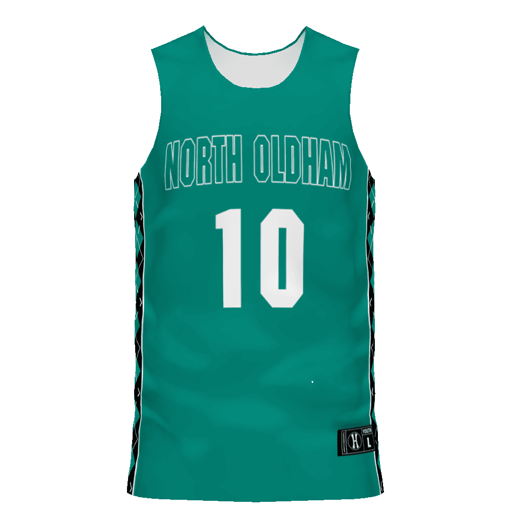 Youth FreeStyle Sublimated Turbo Reversible Basketball Jersey — image 1 of 1