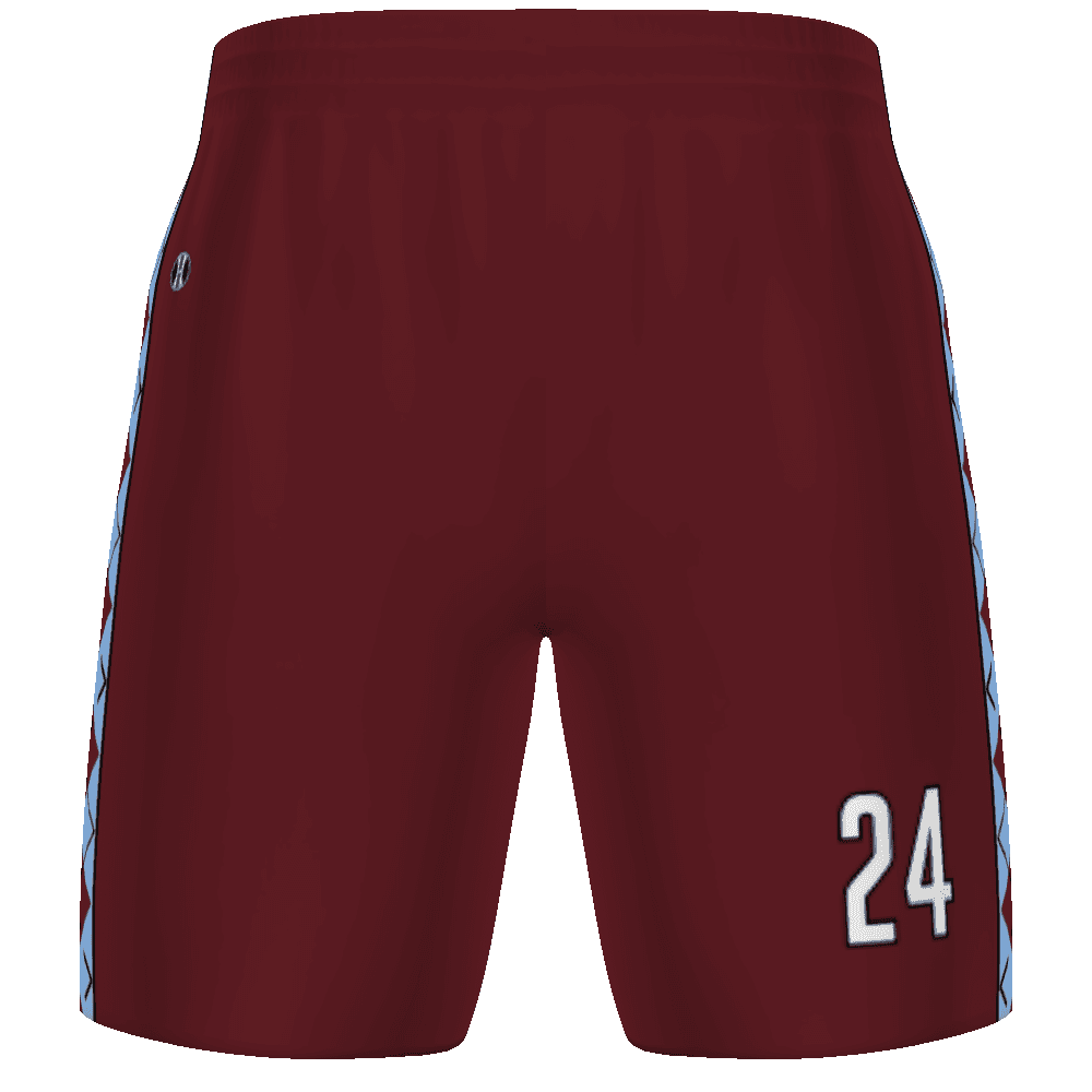 Ladies FreeStyle Sublimated Turbo Reversible 7 Inch Basketball Shorts — image 1 of 1