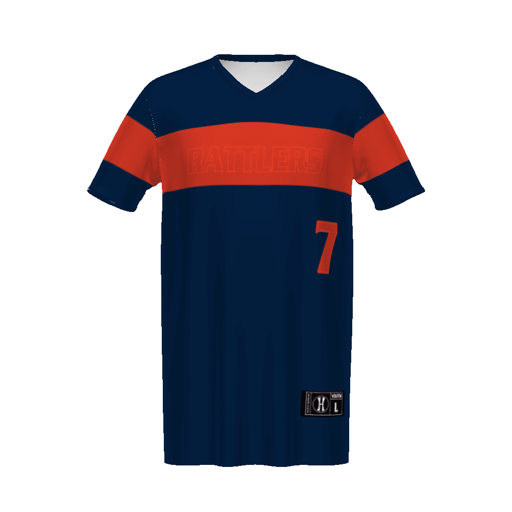 Youth FreeStyle Sublimated Turbo Lightweight Reversible V-Neck Baseball Jersey — image 1 of 1