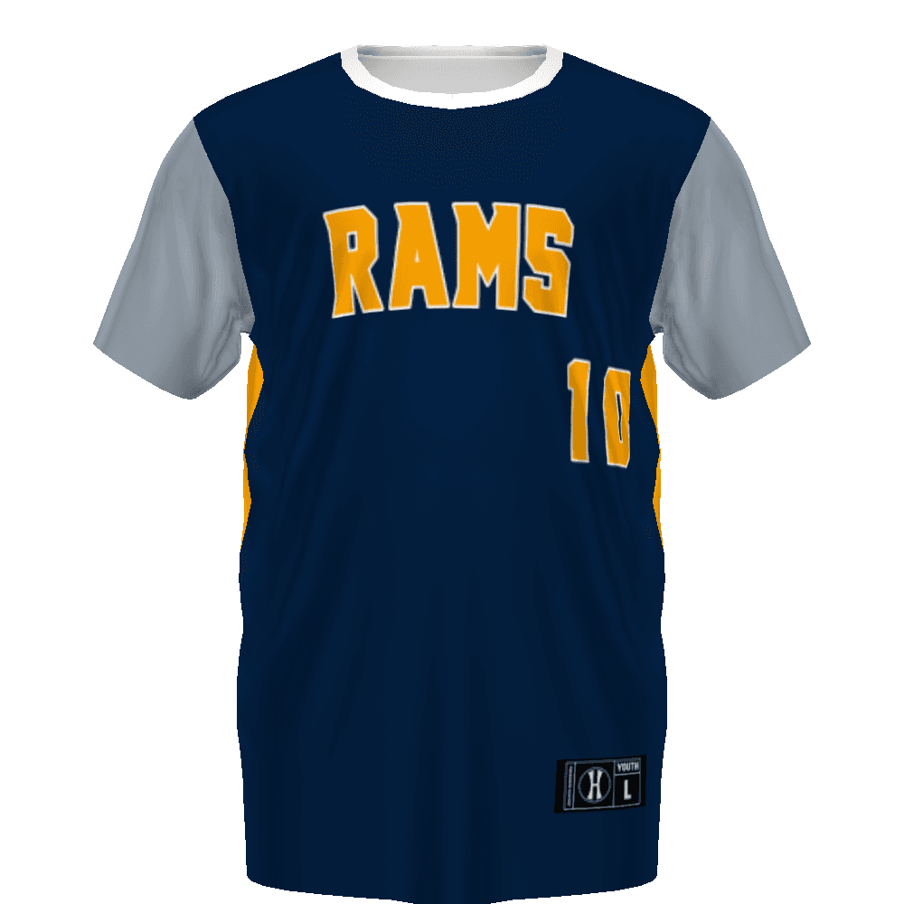 Youth FreeStyle Sublimated Turbo Crew Neck Baseball Jersey — image 1 of 1