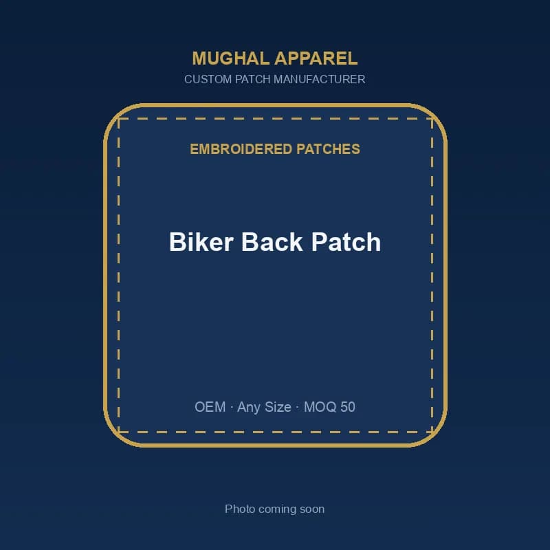 Biker Back Patch