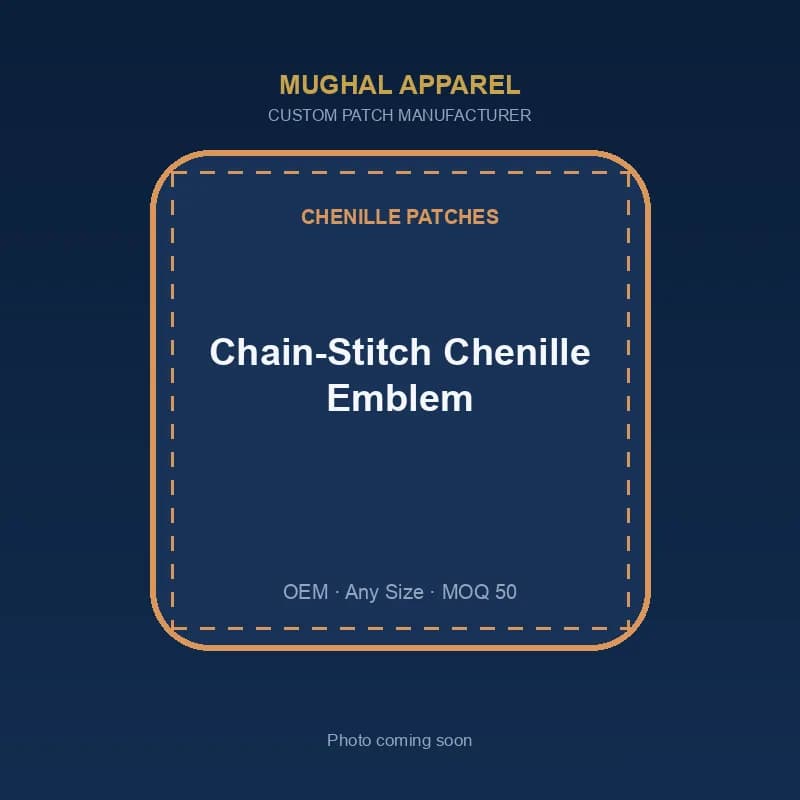 Chain-Stitch Chenille Emblem
