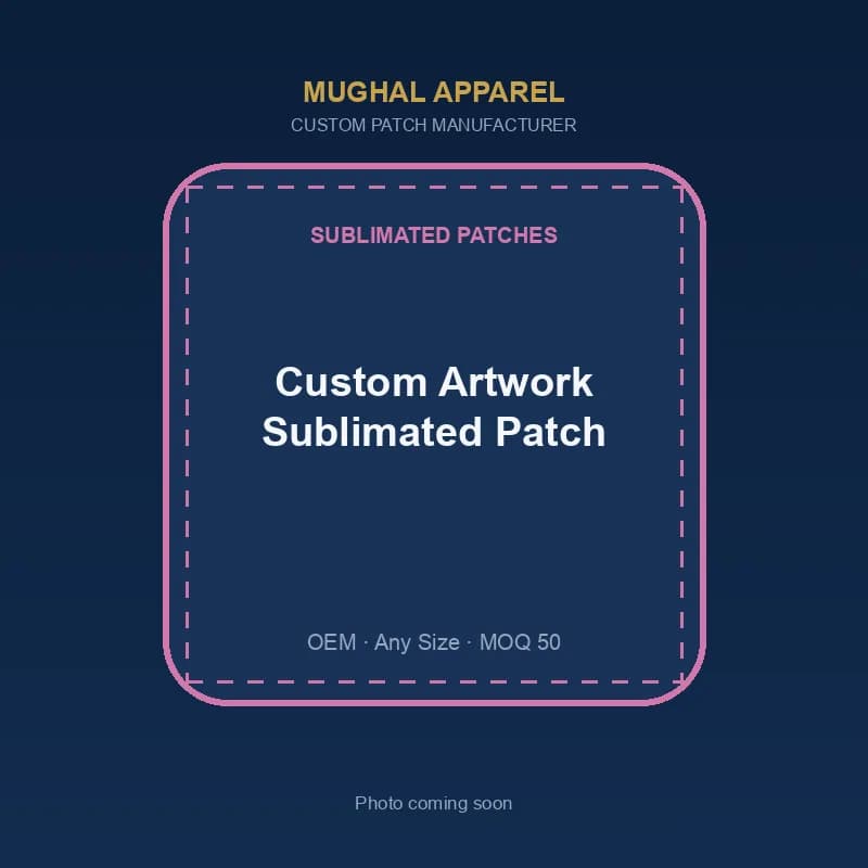 Custom Artwork Sublimated Patch