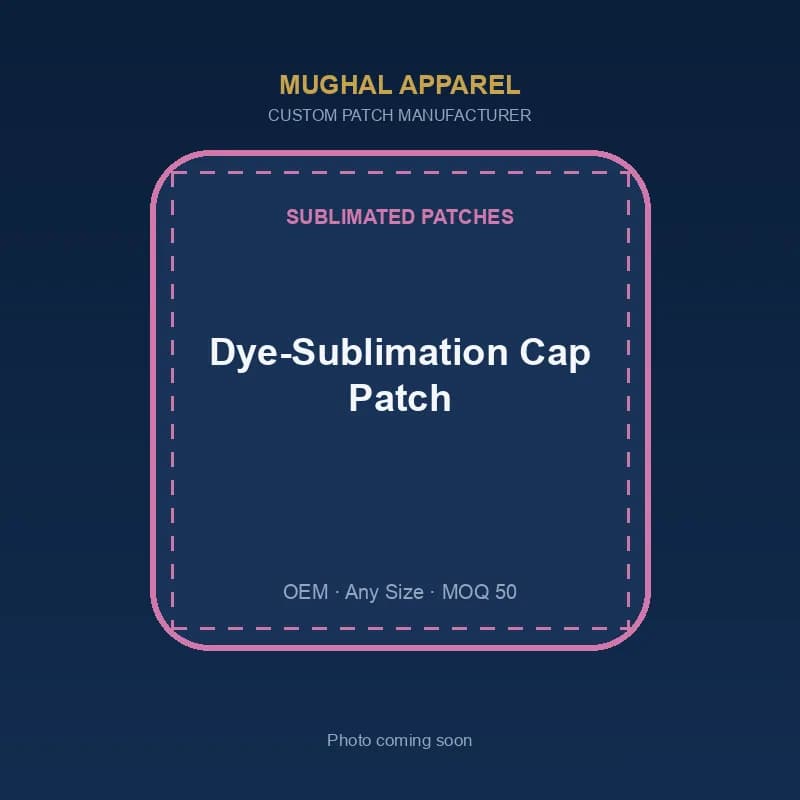 Dye-Sublimation Cap Patch