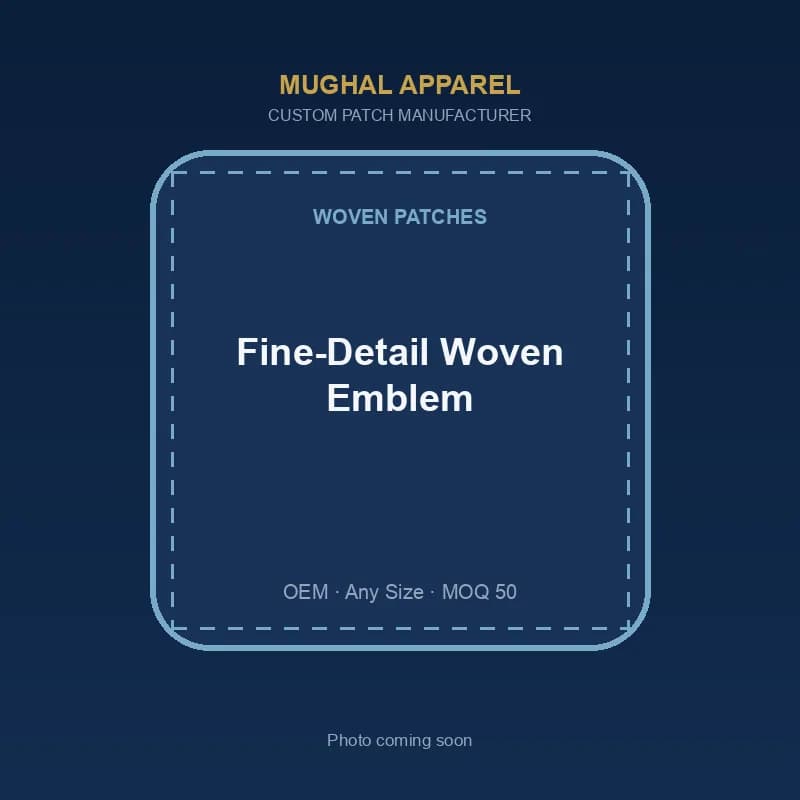 Fine-Detail Woven Emblem