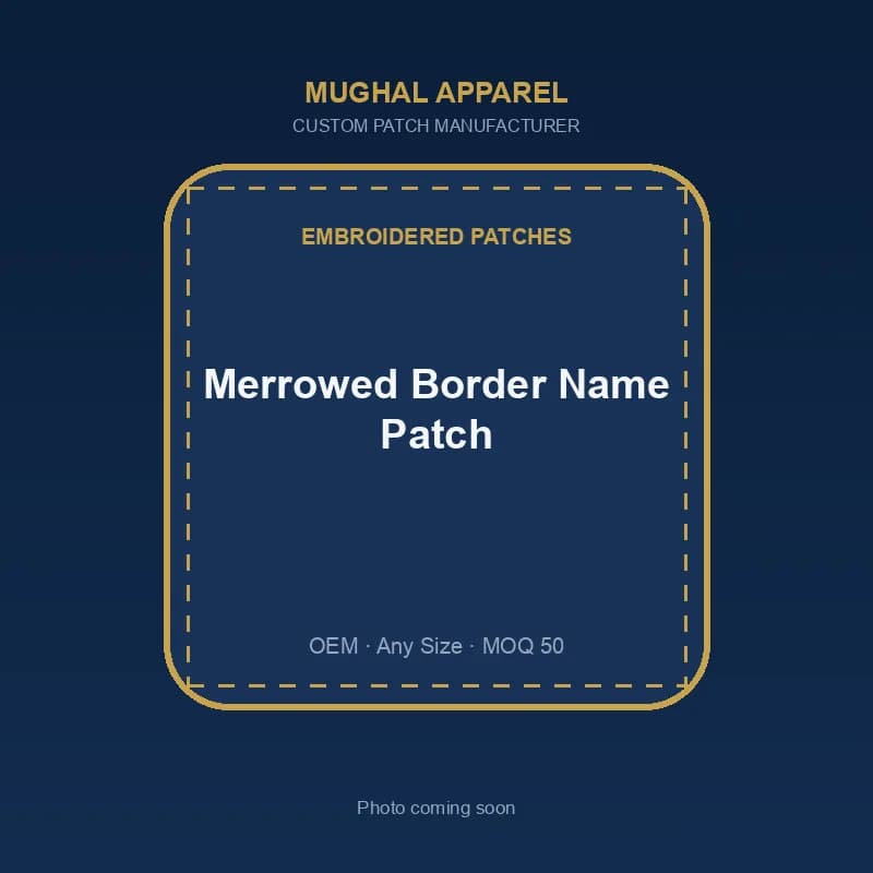 Merrowed Border Name Patch