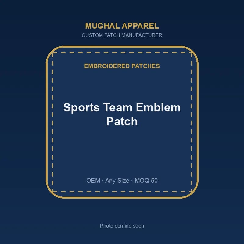 Sports Team Emblem Patch