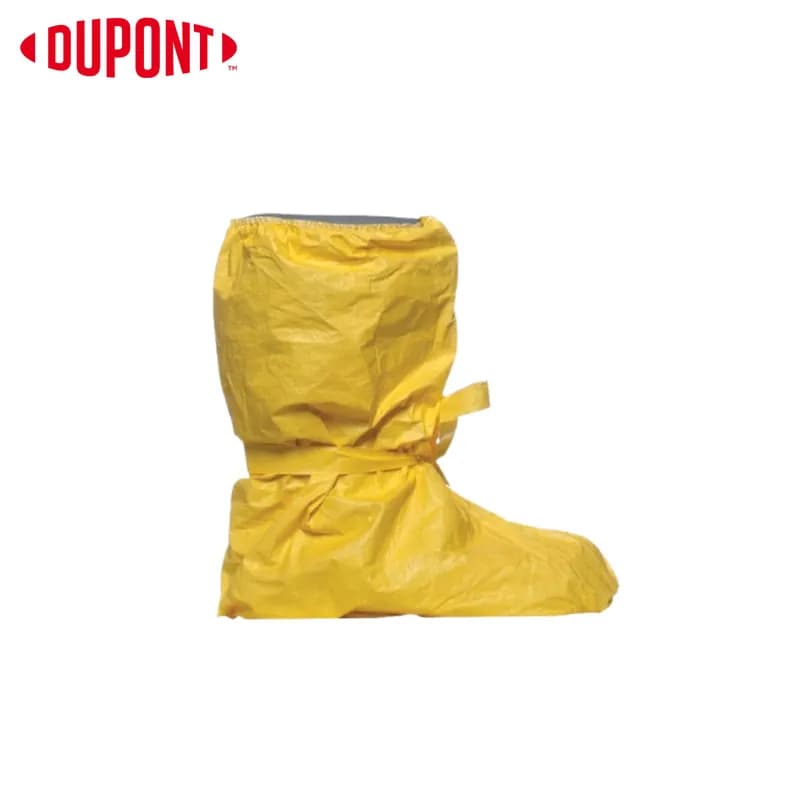 Dupont Tychem 2000 C Yellow Slip Retardant Chemical Safety Over Boot Cover