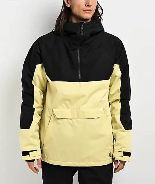 Renewal Dusty Yellow 10K Anorak Snowboard Jacket — image 1 of 1