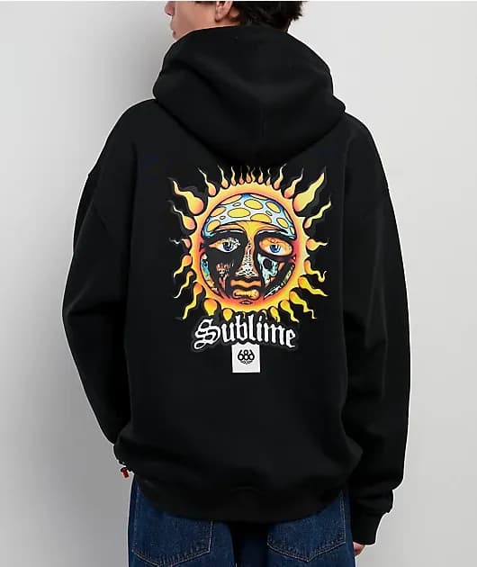 Sublime Premium Heavyweight Black Hoodie — image 1 of 1