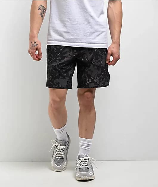Active Black Camo Shorts