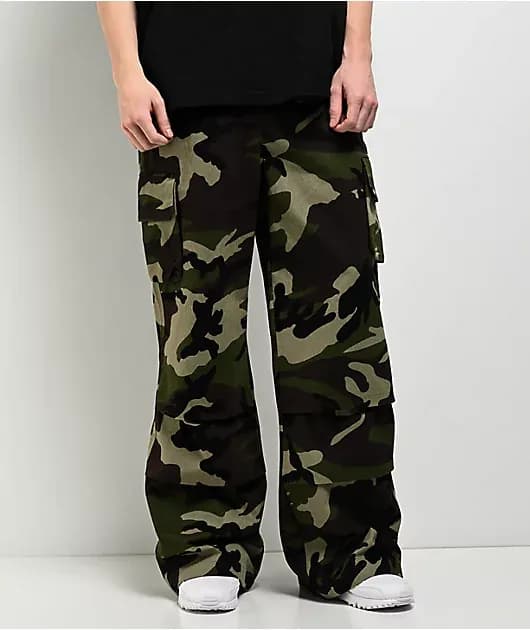 Camo Oversized Cargo Pants — image 1 of 1