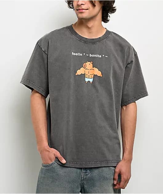 Amog Carl Grey T-Shirt — image 1 of 1