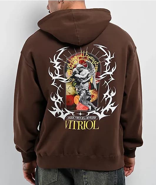 Angelish Brown Hoodie — image 1 of 1