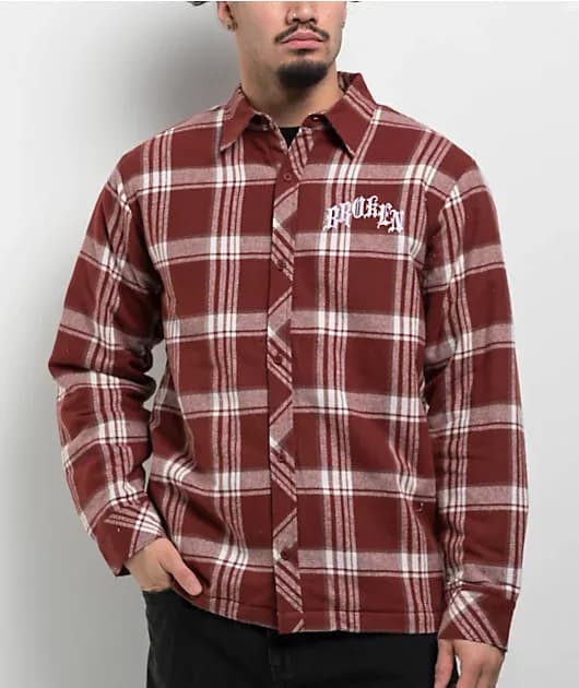 Antiquity Red Flannel Jacket — image 1 of 1