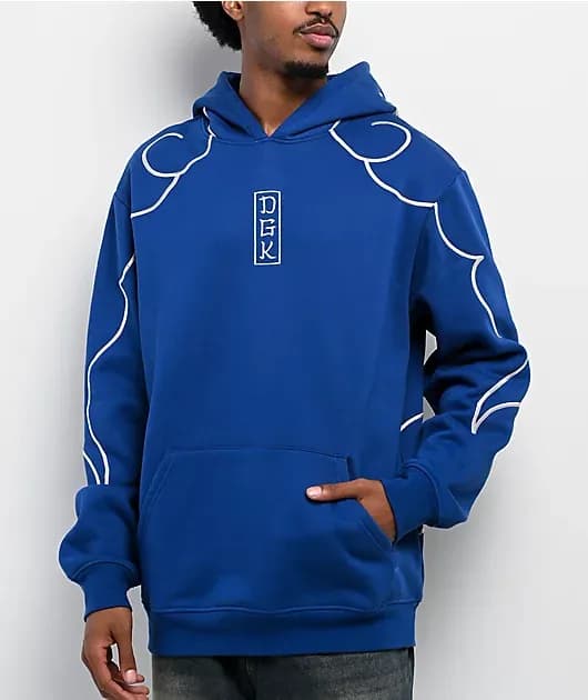 Arashi Blue Heavyweight Hoodie — image 1 of 1