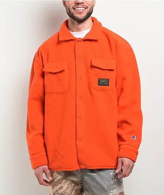 Area 19 Spicy Orange Shacket — image 1 of 1