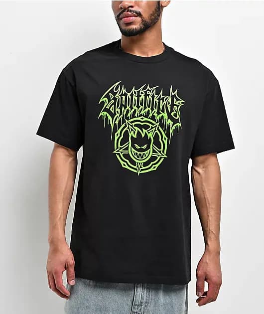 Basic Pentagram Drip Black T-Shirt — image 1 of 1
