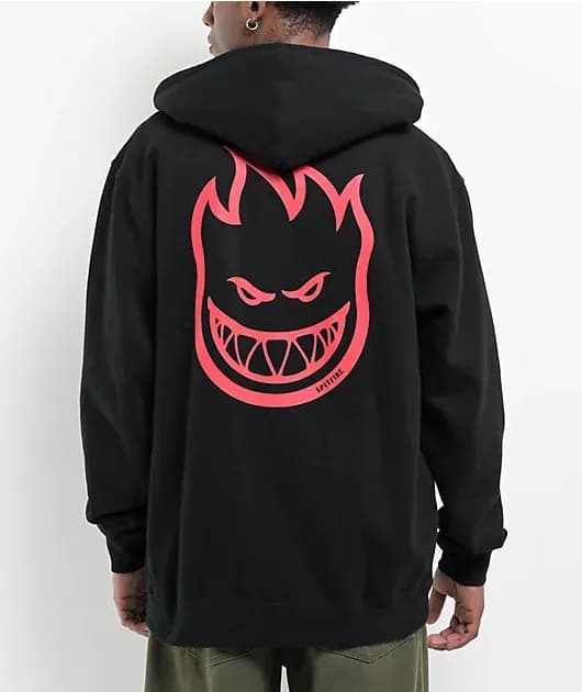 Big Head Black Zip Hoodie — image 1 of 1