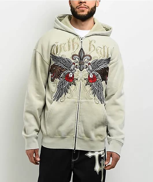 Big Move Natural Zip Hoodie — image 1 of 1
