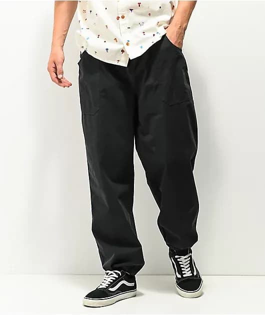 Black Leisure Pants — image 1 of 1