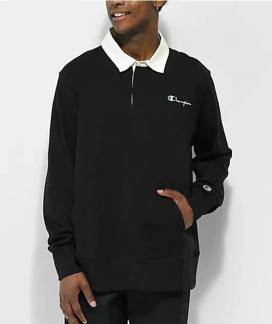 Black Rugby Shirt — image 1 of 1