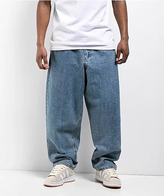 Blake Blue Wash Ultra Loose Skate Jeans — image 1 of 1