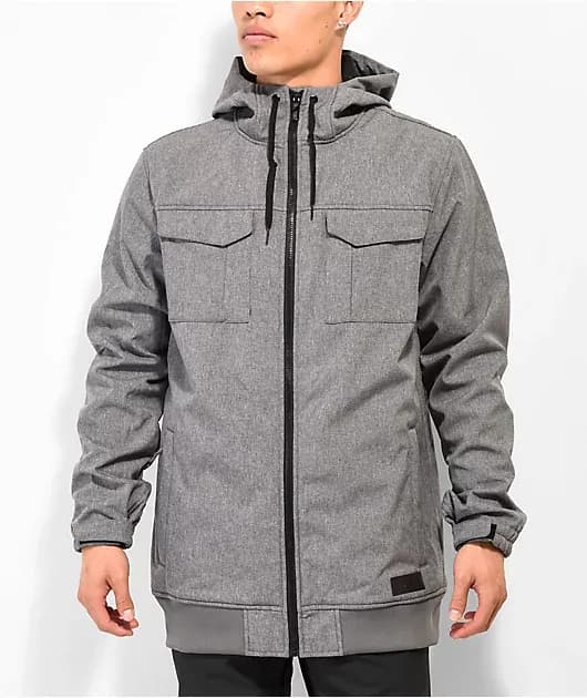Blizzard Grey 10K Snowboard Jacket 2023 — image 1 of 1
